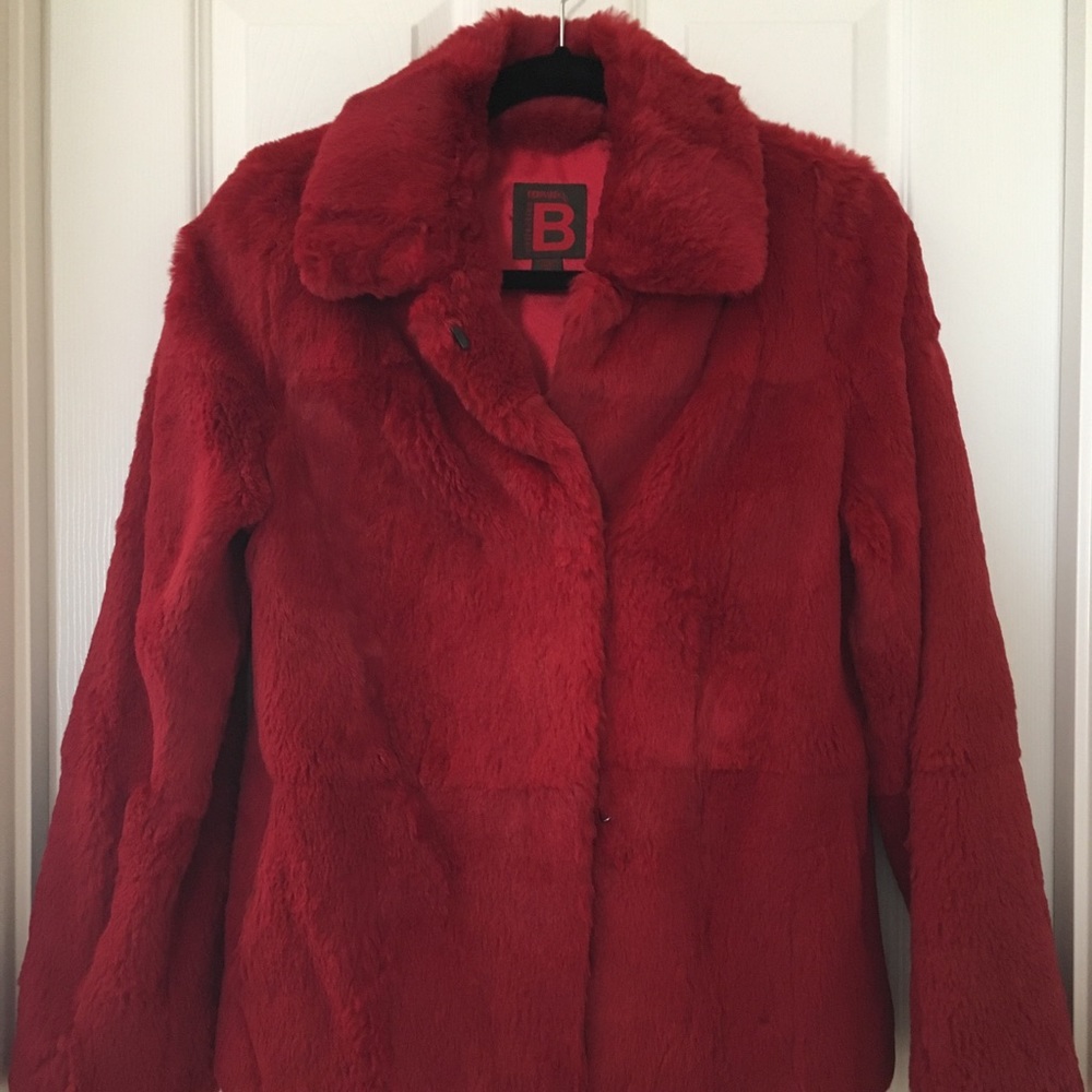 Spanish Rabbit red fur coat